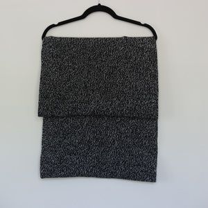Black and White infinity scarf